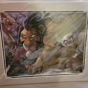 Disney Scar and Hyenas Art Print
